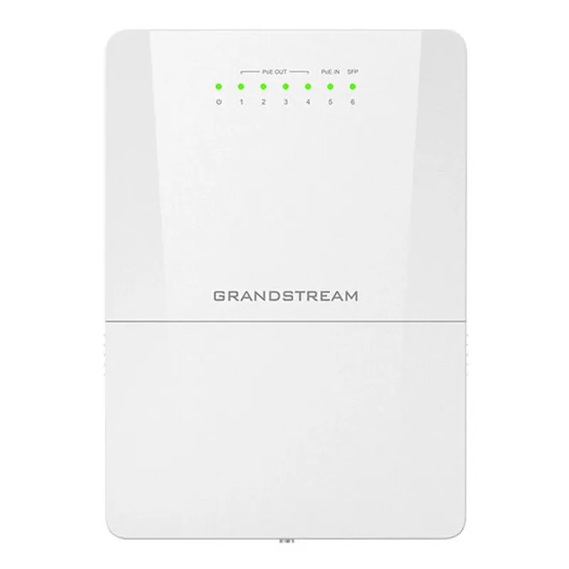 Switch Grandstream Networks GWN7710R - Gigabit Ethernet - 5 Puertos - Soporta 4 PoE - 1 SFP - Gestionado - GWN7710R
