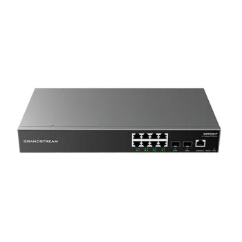 Switch Grandstream Networks GWN7801P - 8 Puertos - Gigabit - PoE+ - 2 SFP - Gestionado - GWN7801P
