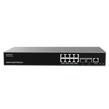 Switch Grandstream GWN7811P - Gigabit Ethernet - 8 Puertos PoE+ - 2 SFP+ - Administrable - GWN7811P