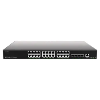 Switch Grandstream Networks GWN7813 - Gigabit Ethernet - 24 Puertos - 4 SFP+ - Administrable - GWN7813