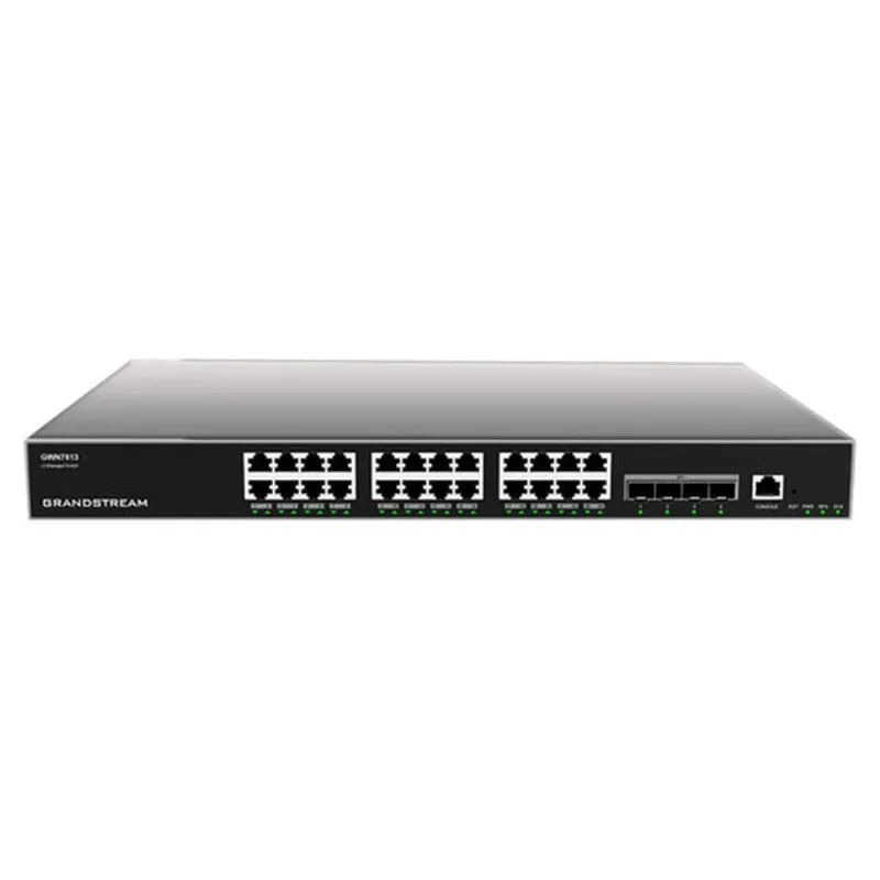 Switch Grandstream Networks GWN7813 - Gigabit Ethernet - 24 Puertos - 4 SFP+ - Administrable - GWN7813