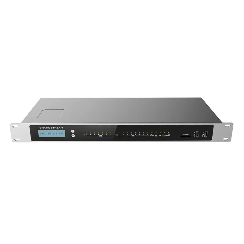 Conmutador Grandstream Networks UCM6304 - 2000 Usuarios - Hasta 8 Salas de Videoconferencia - 4 x RJ-11 - USB - UCM6304