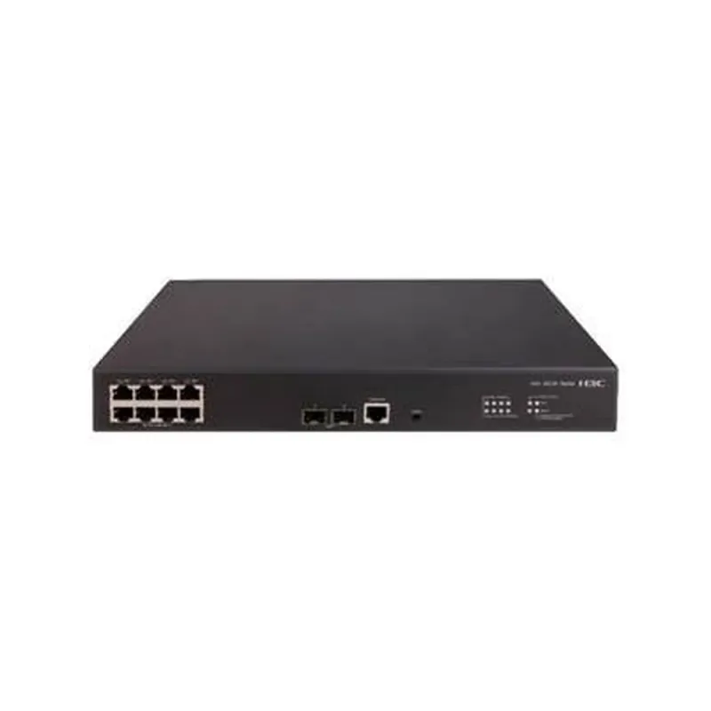 Switch H3C S5130S-10P-HPWR-EI - Gigabit Ethernet - 8 Puertos PoE - 2 SFP - No Gestionado - 9801A1NF