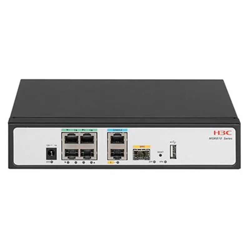 Router H3C MSR810-EI - 6 Puertos - Gigabit - 1 SFP - 9801A3K0