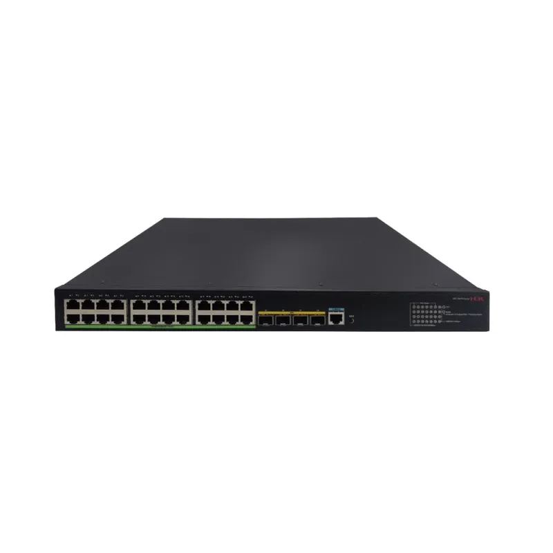 Switch H3C S5170-28S-HPWR-EI - Gigabit Ethernet - 24 Puertos PoE - 4 SFP+ - Gestionado - 9801A3PV