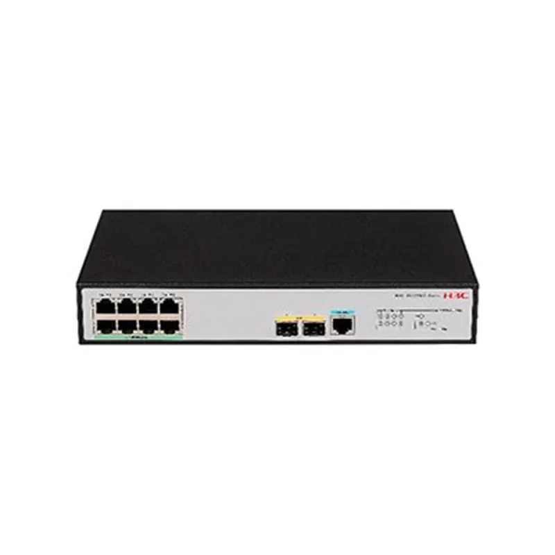 Switch H3C S5120V3-10P-PWR-LI - Gigabit Ethernet - 8 Puertos PoE+ - 2 SFP - Gestionado - 9801A41P