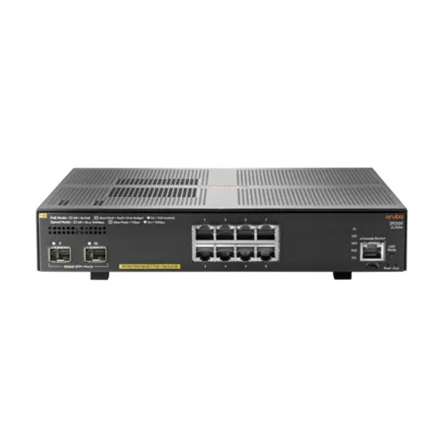 Switch Aruba 2930F - 8 Puertos - Gigabit - PoE - 2 SFP+ - Gestionado - JL258A Switch Aruba 2930F - 8 Puertos - Gigabit - PoE - 2 SFP+ - Gestionado - JL258A