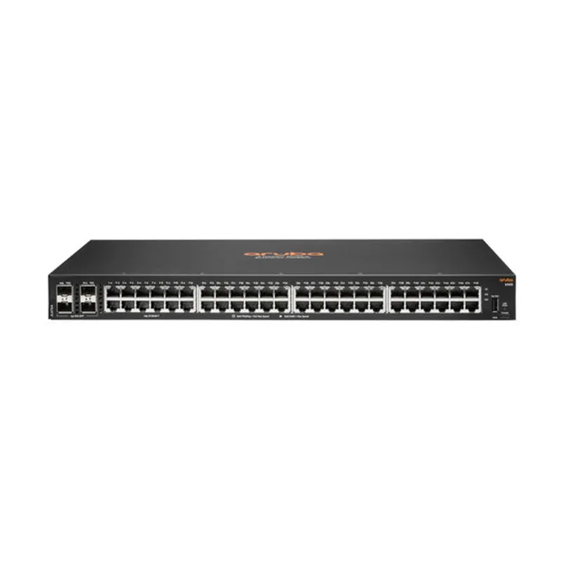 Switch Aruba 6100 - Gigabit Ethernet - 48 Puertos - 4 SFP+ - Gestionado - JL676A