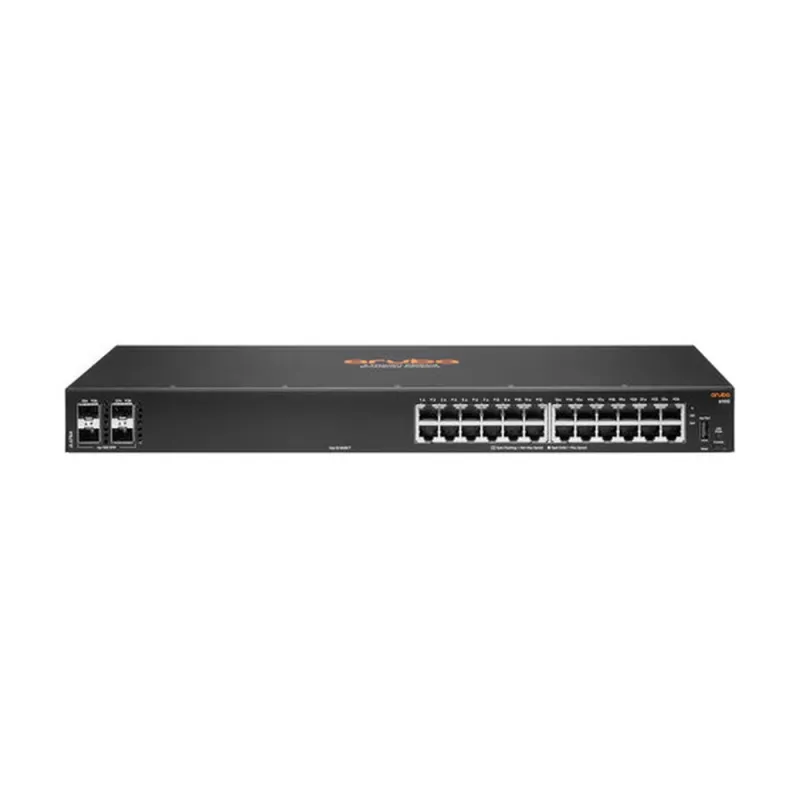 Switch Aruba 6100 - Gigabit Ethernet - 24 Puertos - 4 SFP - Gestionado - JL678A