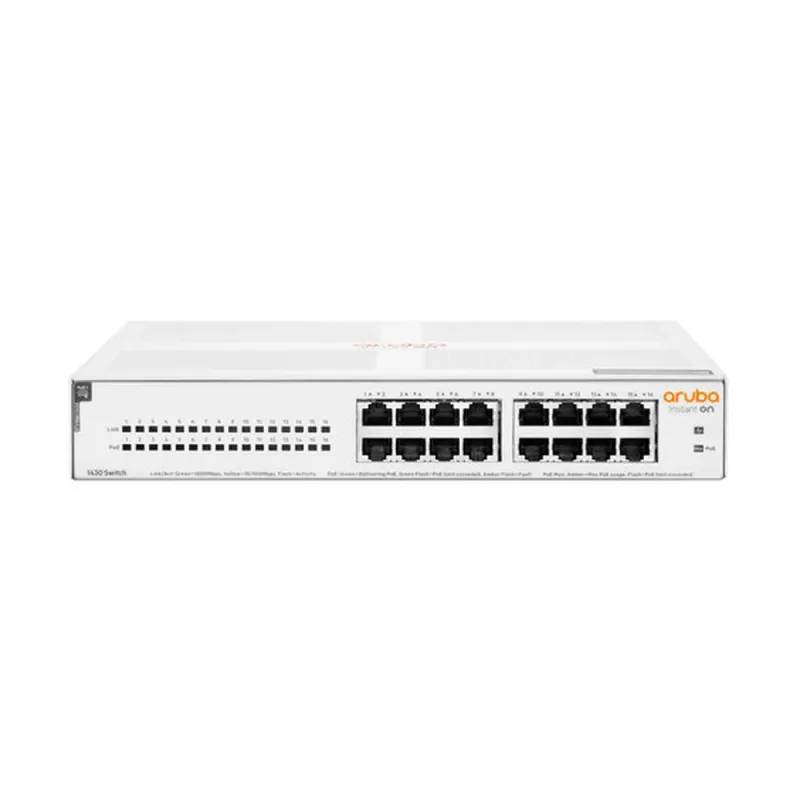 Switch Aruba Instant On 1430 - 16 Puertos - Gigabit - PoE - No Gestionado - R8R48A