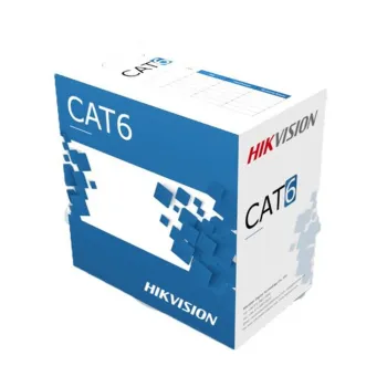 Bobina de Cable HIKVISION DS-1LN6-UE-WV - Cat6 - 305M - 24 AWG - Blanco - DS-1LN6-UE-W