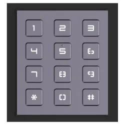 Módulo HIKVISION DS-KD-KP - Teclado - Desbloqueo de Puerta - Llamada a Monitor - Para Video Portero Modular - DS-KD-KP