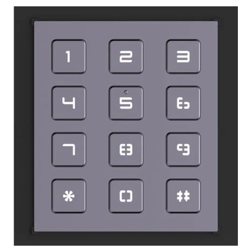 Módulo HIKVISION DS-KD-KP - Teclado - Desbloqueo de Puerta - Llamada a Monitor - Para Video Portero Modular - DS-KD-KP Módulo HIKVISION DS-KD-KP - Teclado - Desbloqueo de Puerta - Llamada a Monitor - Para Video Portero Modular - DS-KD-KP
