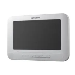Monitor HIKVISION DS-KH2220 - 7" - 800 x 480 - 4 Botones - Alámbrico - Interior - Blanco - DS-KH2220