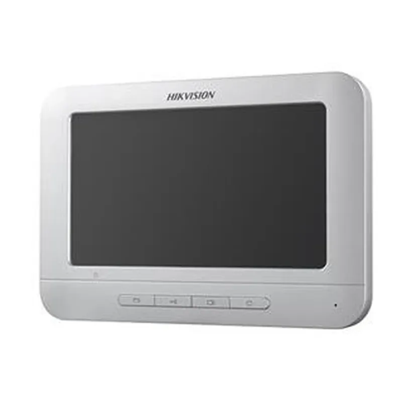 Monitor HIKVISION DS-KH2220 - 7" - 800 x 480 - 4 Botones - Alámbrico - Interior - Blanco - DS-KH2220