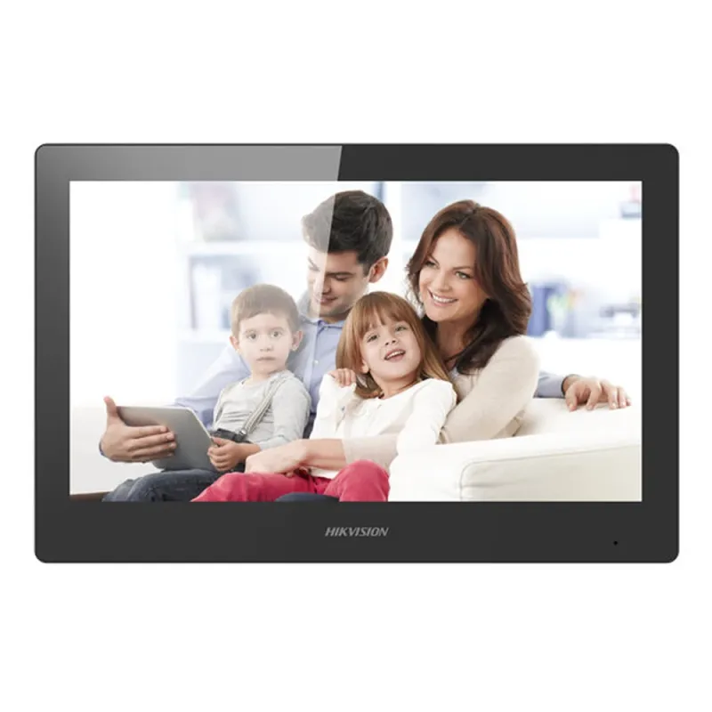 Monitor HIKVISION DS-KH8520-WTE1 - 10" - Pantalla Táctil - Wi-Fi - 1 Puerto 1 RJ-45 - Para Videoportero IP Modular - DS-KH8520-WTE1