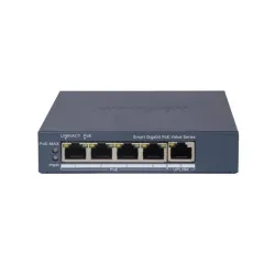 Switch Hikvision DS-3E1505P-EI/M - Gigabit Ethernet - 4 Puertos PoE+ - 1 Uplink - Gestionado - DS-3E1505P-EI/M Switch Hikvision DS-3E1505P-EI/M - Gigabit Ethernet - 4 Puertos PoE+ - 1 Uplink - Gestionado - DS-3E1505P-EI/M