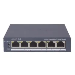 Switch Hikvision DS-3E1506P-EI/M - Gigabit Ethernet - 4 Puertos PoE+ - 2 Uplink - Gestionado - DS-3E1506P-EI/M Switch Hikvision DS-3E1506P-EI/M - Gigabit Ethernet - 4 Puertos PoE+ - 2 Uplink - Gestionado - DS-3E1506P-EI/M