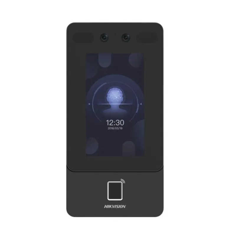 Terminal de Reconocimiento Facial HIKVISION DS-K1T342EFWX-E1 - 4.3" - Reconocimiento Facial - Lector de Huella Digital - DS-K1T342EFWX-E1
