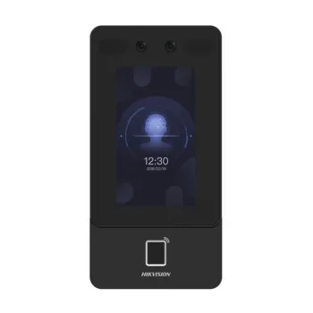 Control de Acceso HIKVISION DS-K1T342MFWX-E1 - 4.3" - Reconocimiento Facial - Lector de Huella - DS-K1T342MFWX-E1