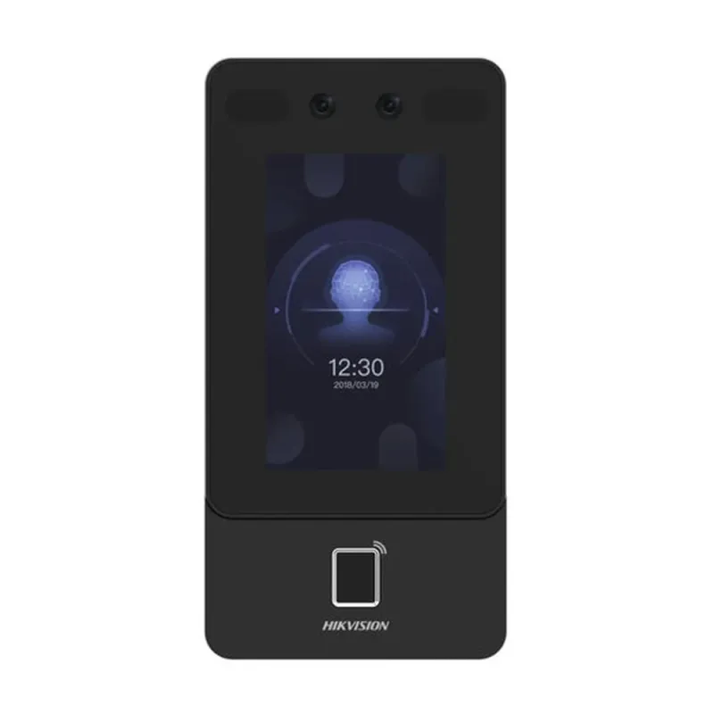 Control de Acceso HIKVISION DS-K1T342MFWX-E1 - 4.3" - Reconocimiento Facial - Lector de Huella - DS-K1T342MFWX-E1
