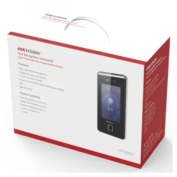 Kit Control de Acceso Hikvision DS-KAS541 - Reconocimiento Facial - Huellas - Tarjetas MIFARE  - DS-KAS541