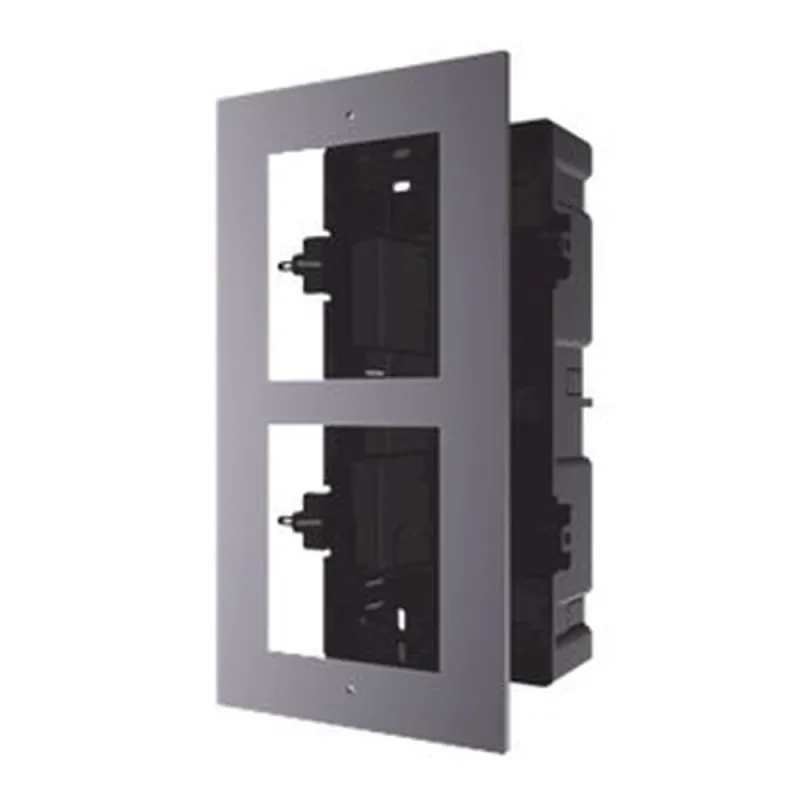 Base HIKVISION DS-KD-ACF2 - 2 Espacios - Para Empotrar Módulos de Videoporteros - DS-KD-ACF2
