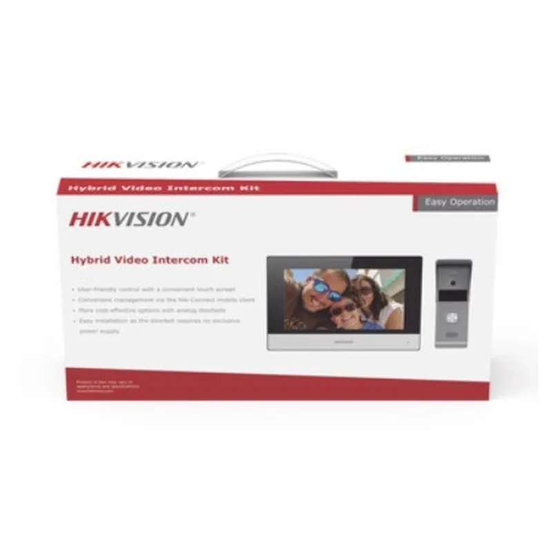 Kit Videoportero Hikvision DS-KIS303-P - 7" - Altavoz - Wi-Fi  - DS-KIS303-P