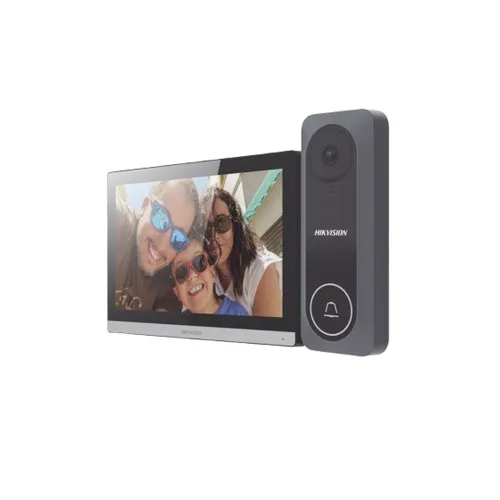 Kit de Videoportero HIKVISION DS-KIS312-P - 7" - 1MP - Wi-Fi - DS-KIS312-P
