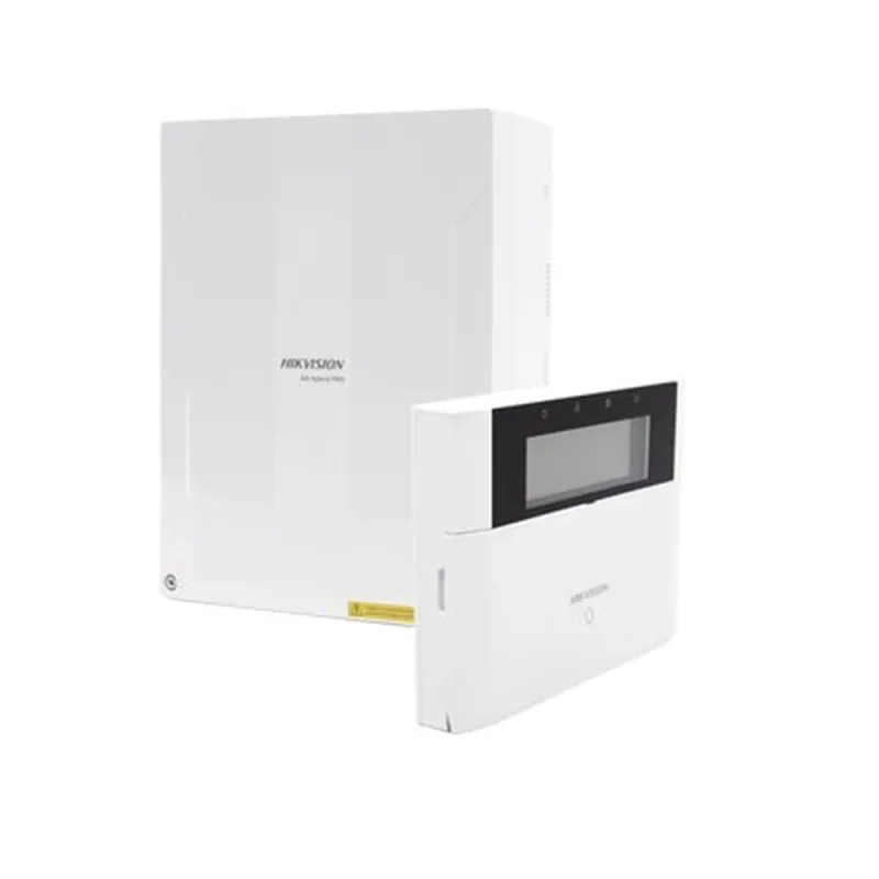 Kit de Alarma HIKVISION AX HYBRID PRO - Panel Híbrido - Teclado LCD - DS-PHA64-LPK