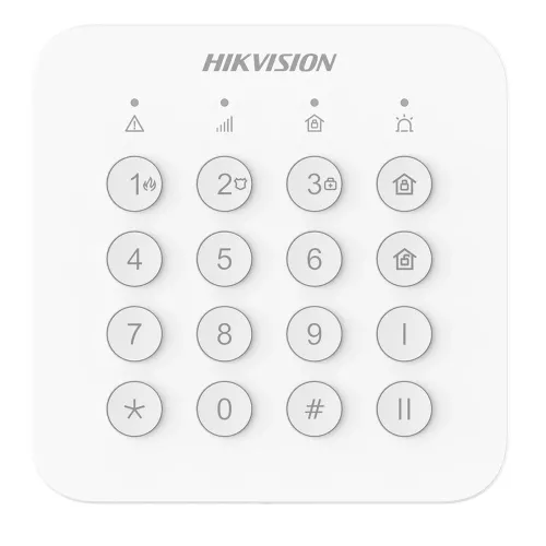 Teclado HIKVISION DS-PK201B-WB - Inalámbrico - Armado y Desarmado - DS-PK201B-WB