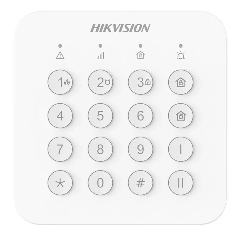 Teclado HIKVISION DS-PK201B-WB - Inalámbrico - Armado y Desarmado - DS-PK201B-WB
