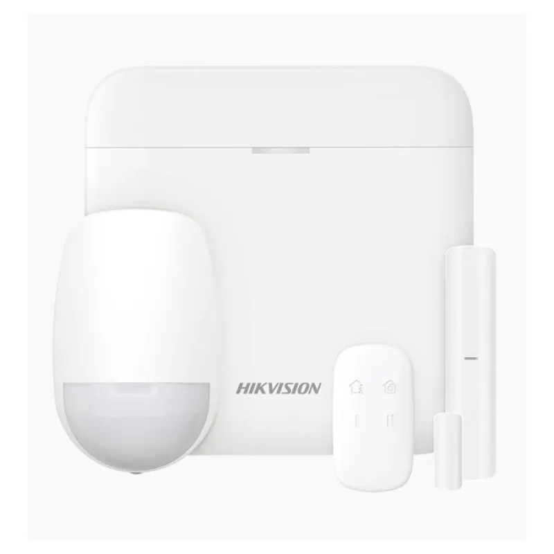 Kit de Alarma Hikvision AX PRO - Hub - Sensor PIR - Contacto Magnético - Control Remoto - Wi-Fi - DS-PWA48-KS