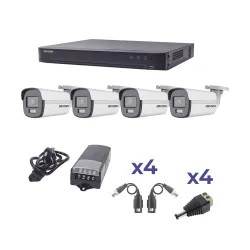 Kit de Vigilancia HIKVISION KH1080P4BC - DVR iDS-7204HQHI-M1/S(C) - 4 Cámaras DS-2CE10DF0T-F - 4 Transceptores TT-101-F-TURBO - Fuente de Poder PS-12DC4C - KH1080P4BC Kit de Vigilancia HIKVISION KH1080P4BC - DVR iDS-7204HQHI-M1/S(C) - 4 Cámaras DS-2CE10DF0T-F - 4 Transceptores TT-101-F-TURBO - Fuente de Poder PS-12DC4C - KH1080P4BC