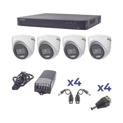 Kit de Vigilancia HIKVISION KH1080P4EC - DVR iDS-7204HQHI-M1/S(C) - 4 Cámaras DS-2CE70DF0T-MF - 4 Transceptores TT-101-F-TURBO - Fuente de Poder PS-12DC4KV - KH1080P4EC Kit de Vigilancia HIKVISION KH1080P4EC - DVR iDS-7204HQHI-M1/S(C) - 4 Cámaras DS-2CE70DF0T-MF - 4 Transceptores TT-101-F-TURBO - Fuente de Poder PS-12DC4KV - KH1080P4EC