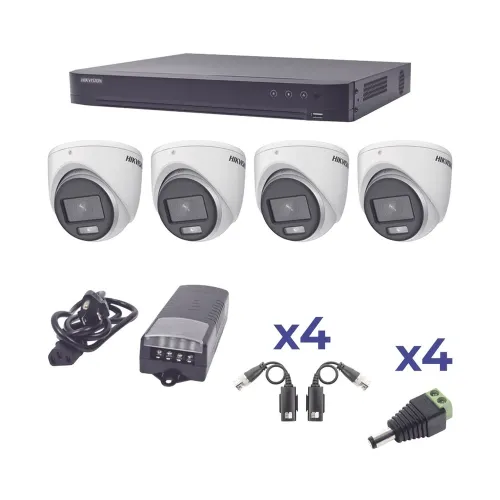 Kit de Vigilancia HIKVISION KH1080P4EC - DVR iDS-7204HQHI-M1/S(C) - 4 Cámaras DS-2CE70DF0T-MF - 4 Transceptores TT-101-F-TURBO - Fuente de Poder PS-12DC4KV - KH1080P4EC Kit de Vigilancia HIKVISION KH1080P4EC - DVR iDS-7204HQHI-M1/S(C) - 4 Cámaras DS-2CE70DF0T-MF - 4 Transceptores TT-101-F-TURBO - Fuente de Poder PS-12DC4KV - KH1080P4EC