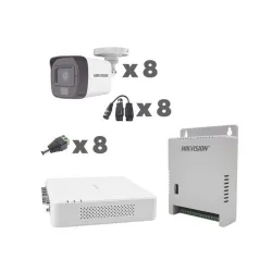 Kit de Vigilancia HIKVISION KH1080P8BFH - DVR - 8 Cámaras - Fuente de Poder - 8 Transceptores - 8 Conectores - KH1080P8BFH Kit de Vigilancia HIKVISION KH1080P8BFH - DVR - 8 Cámaras - Fuente de Poder - 8 Transceptores - 8 Conectores - KH1080P8BFH