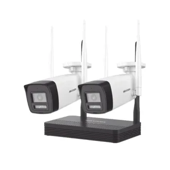Kit de Vigilancia HIKVISION NKS422W0H - NVS 4 Canales - 2 Cámaras Tipo Bala - NKS422W0H