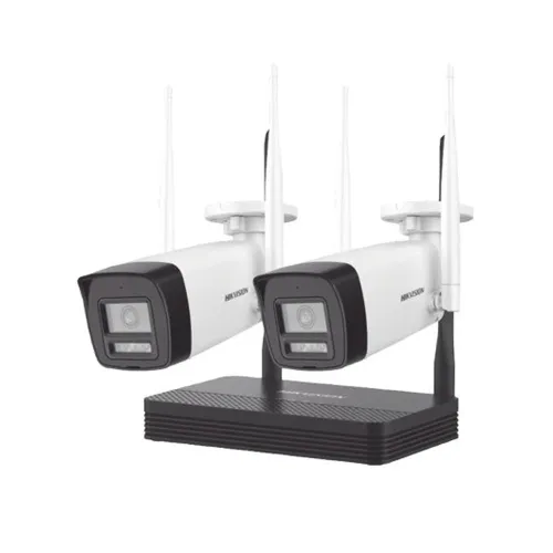 Kit de Vigilancia HIKVISION NKS422W0H - NVS 4 Canales - 2 Cámaras Tipo Bala - NKS422W0H
