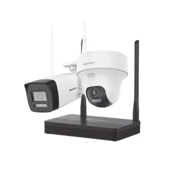 Kit de Vigilancia HIKVISION NKS424W02H - NVS 4 Canales - Cámara DS-2CV1043G2-LIDWF(B) - Cámara DS-2CV1F43G2-LIDWF(B) - NKS424W02H