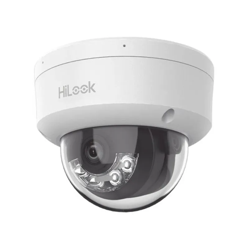 Cámara IP HiLook IPC-D120HA-U - 2MP - Domo - Lente 2.8mm - IR 30M - Micrófono Integrado - Ethernet - IPC-D120HA-U