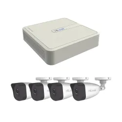 Kit HiLook - NVR-104H-D/4P - 4 Canales - Hasta 6TB - 4x IPC-B141H - Bala - KIP4MP/4B Kit HiLook - NVR-104H-D/4P - 4 Canales - Hasta 6TB - 4x IPC-B141H - Bala - KIP4MP/4B