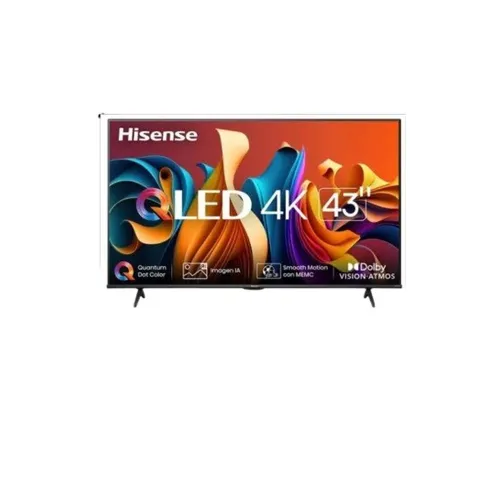 Pantalla Smart TV Hisense 43QD6QV - 43" - 4K UHD - Wi-Fi - HDMI - USB - Ethernet - 43QD6QV Pantalla Smart TV Hisense 43QD6QV - 43" - 4K UHD - Wi-Fi - HDMI - USB - Ethernet - 43QD6QV