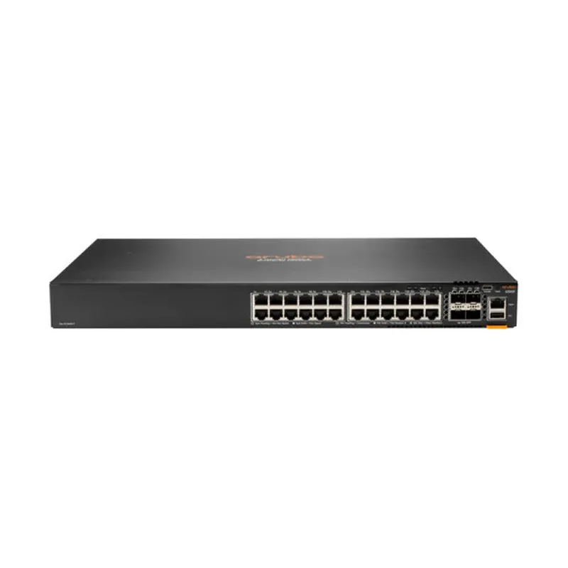 Switch Aruba 6200F - Gigabit Ethernet - 24 Puertos PoE - 4 SFP - Gestionado - JL725A