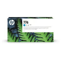 Cartucho de Tinta HP 776 - Cian - Designjet - Original - (1XB09A) - 1XB09A