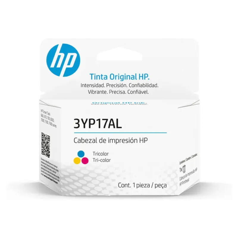 Cabezal de impresión HP - Tricolor - Original (3YP17AL) - 3YP17AL