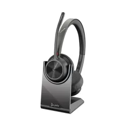 Diadema Poly Voyager 4320 - Inalámbrico - USB-A - Micrófono - Adaptador BT700 - Soporte de carga - Certificado para Microsoft Teams - 77Z00AA Diadema Poly Voyager 4320 - Inalámbrico - USB-A - Micrófono - Adaptador BT700 - Soporte de carga - Certificado para Microsoft Teams - 77Z00AA