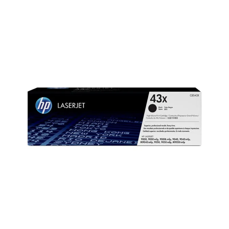 Cartucho de Tóner HP 43X - Negro - LaserJet - Original (C8543X) - C8543X