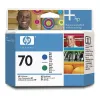 Cabezal de Impresión HP 70 - Azul y Verde - Original - (C9408A) - C9408A