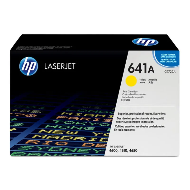 Cartucho de Tóner HP 641A - Amarillo - LaserJet - Original (C9722A) - C9722A